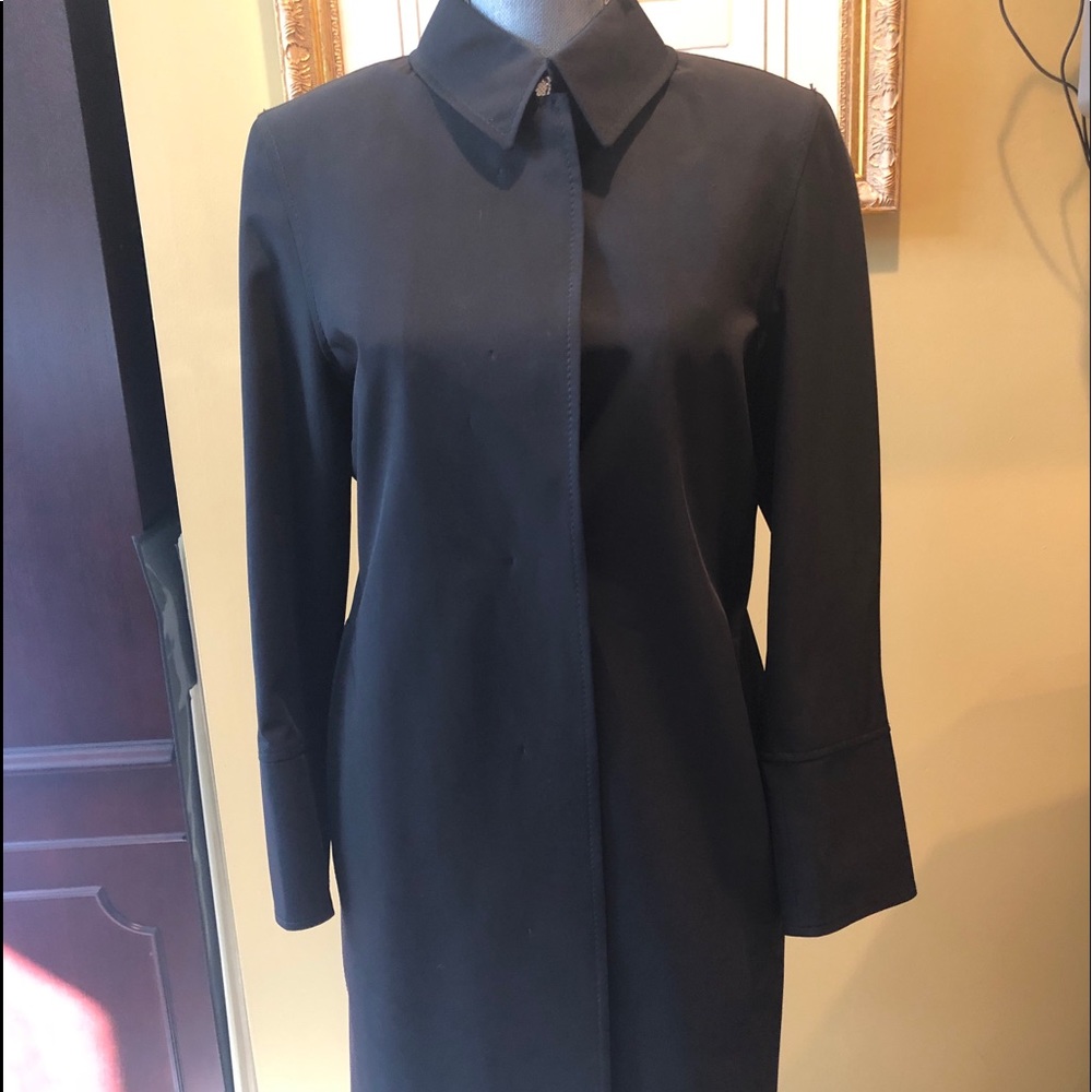 Burberry Black Topper Coat sz 8